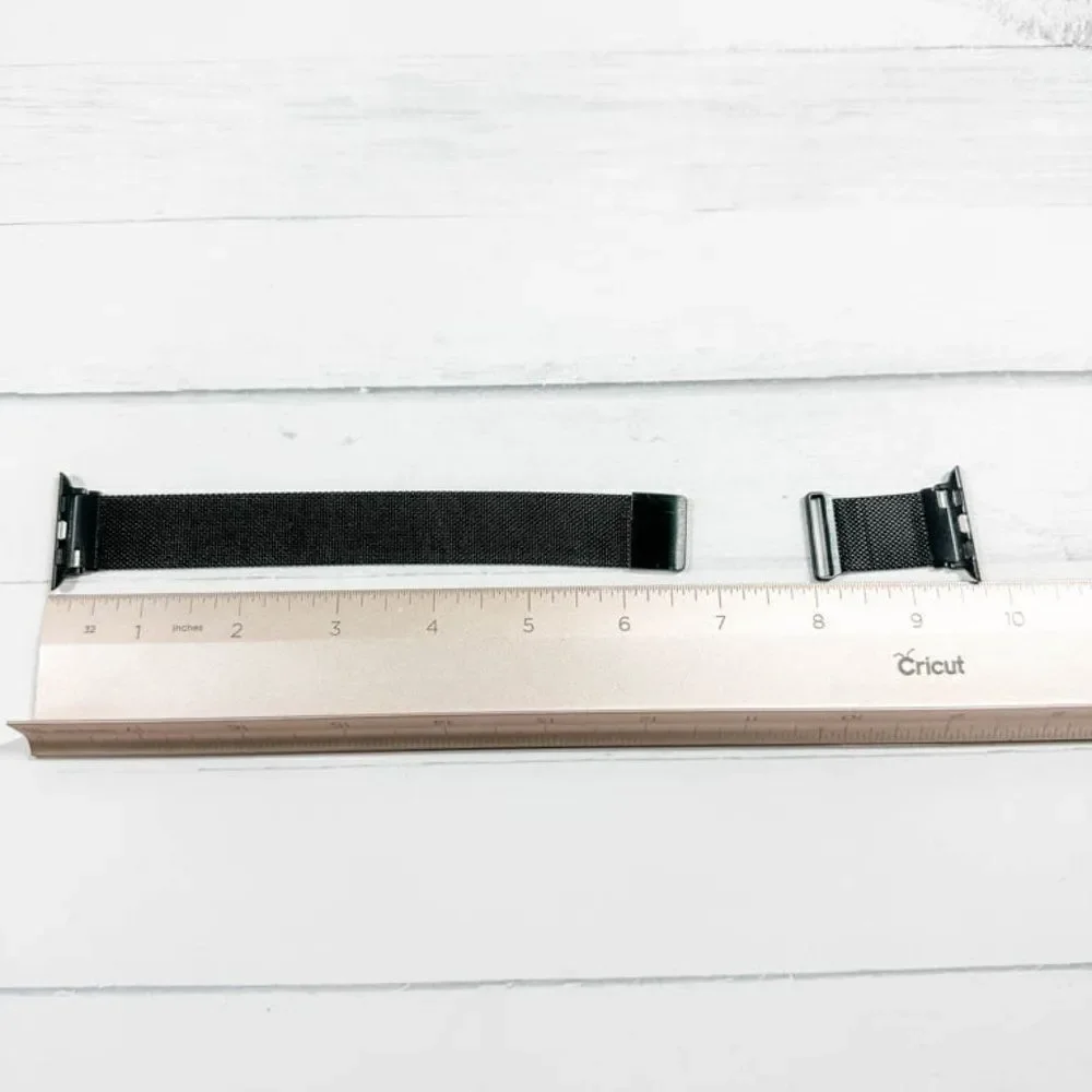 Platinum™ - Magnetic Stainless Steel Mesh Band for Apple Watch 44mm